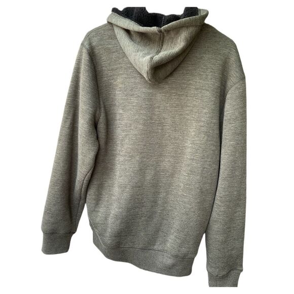 Members Mark size L Sherpa lined fleece hoody - Picture 2 of 6
